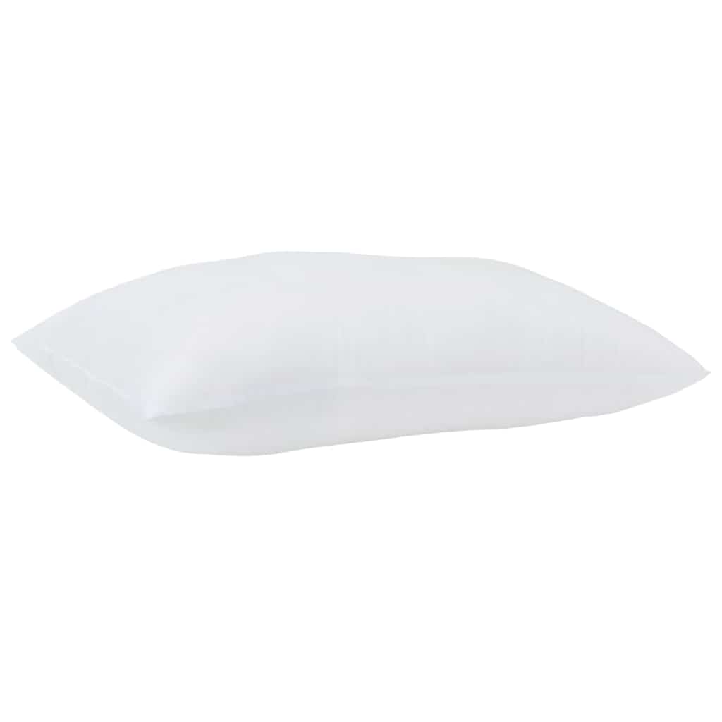 Dekbed met kussen 2 pcs Wit 140 x 220 cm Microfibre