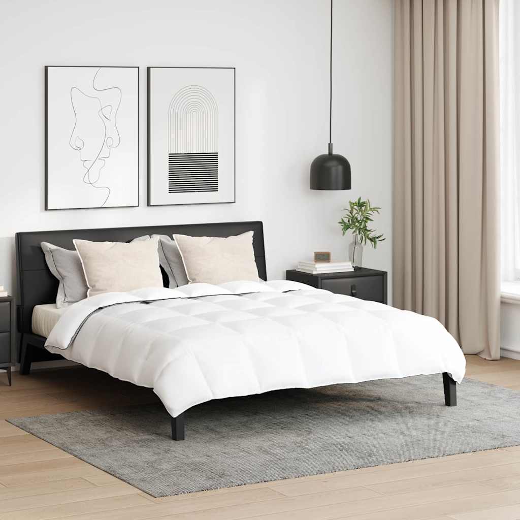vidaXL Vinter Dyne Sett med pute 3 pcs Hvit 200 x 200 cm