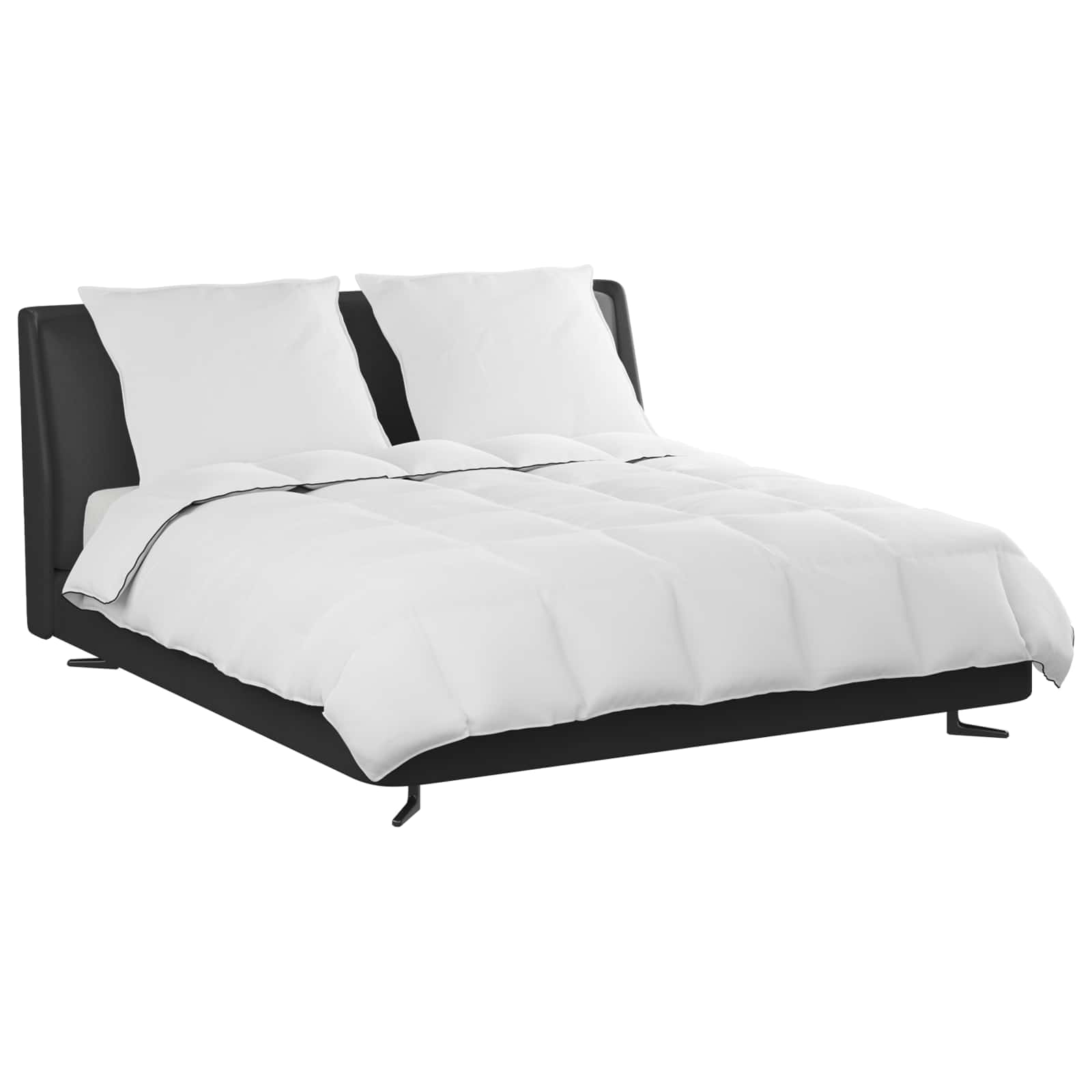 Zimska posteljnina z blazino 3 pcs Bela Perje - slika 3