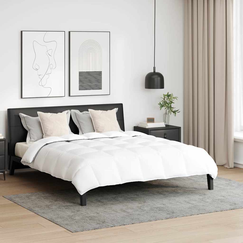 vidaXL Vinter Dyne Sett med pute 3 pcs Hvit 200 x 220 cm