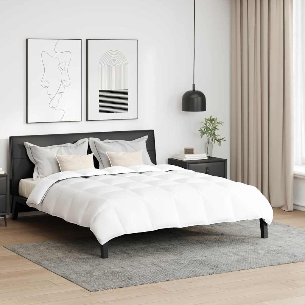 vidaXL Vinter Dyne Sett med pute 3 pcs Hvit 240 x 220 cm