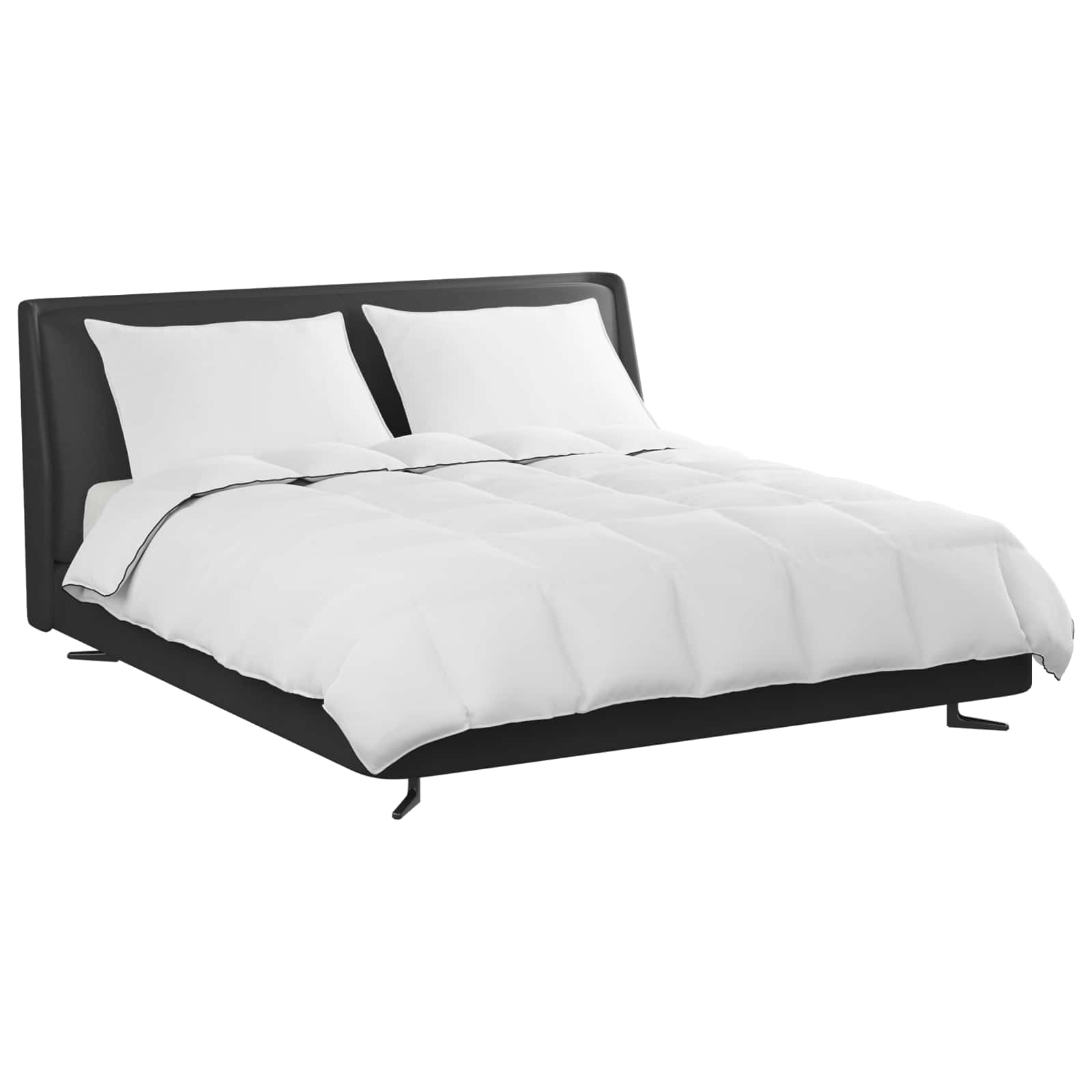 Zimska posteljnina z blazino 3 pcs Bela Perje - slika 3