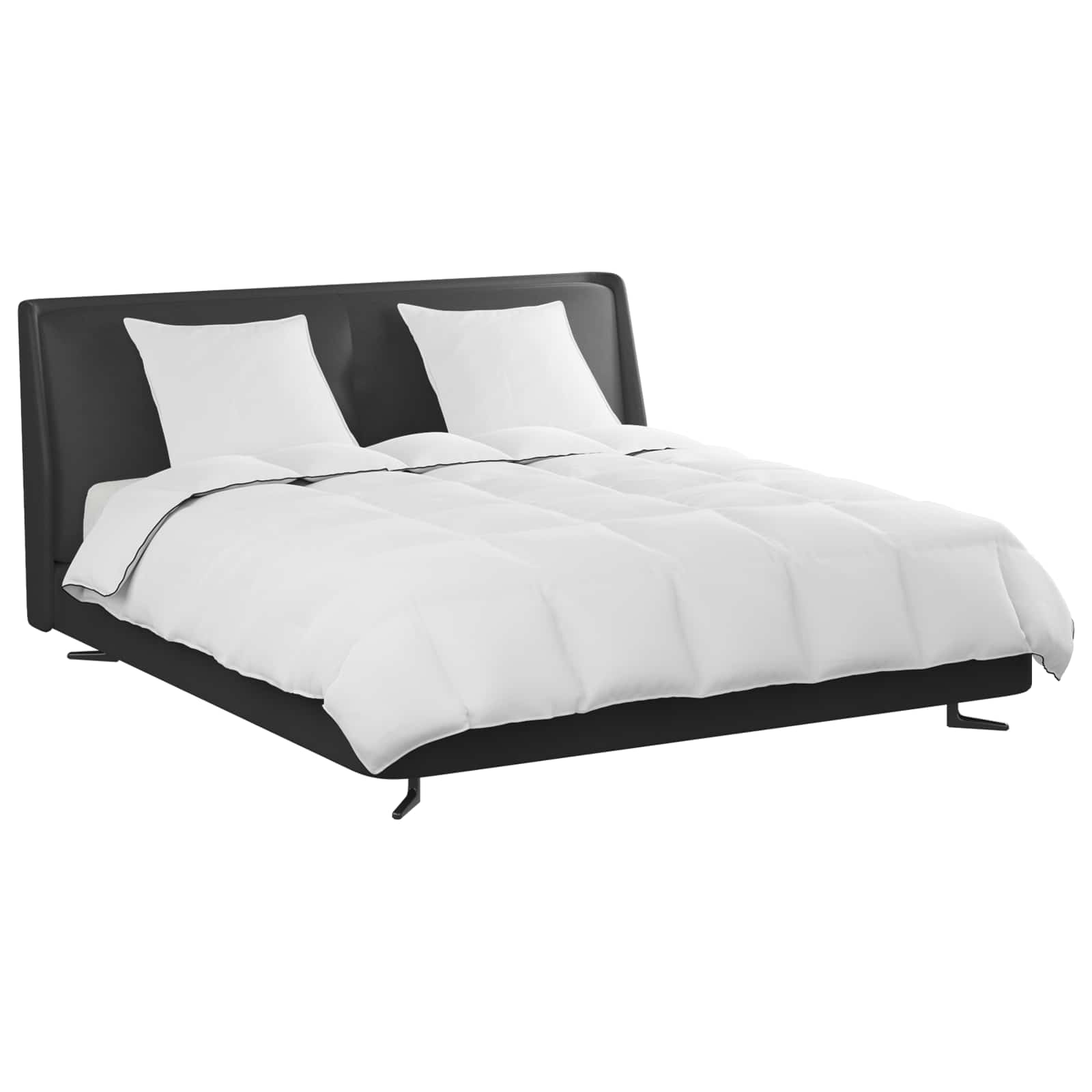 Zimska posteljnina z blazino 3 pcs Bela Perje - slika 3