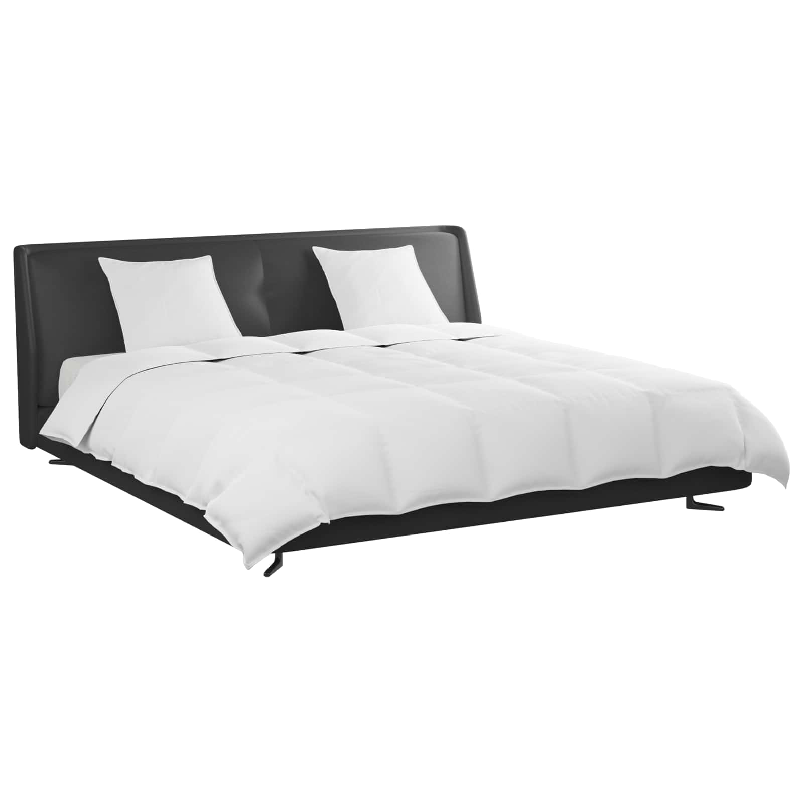 Thumbnail - vidaXL Bettdecken Set mit Kissen 3 pcs Weiß Daunenfeder