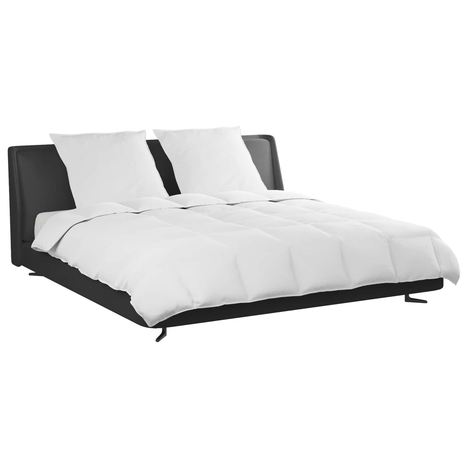 Thumbnail - vidaXL Bettdecken Set mit Kissen 3 pcs Weiß Daunenfeder