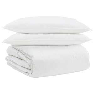 Sada přikrývek s polštářem 3 pcs Bílá Peří - obrázek 2