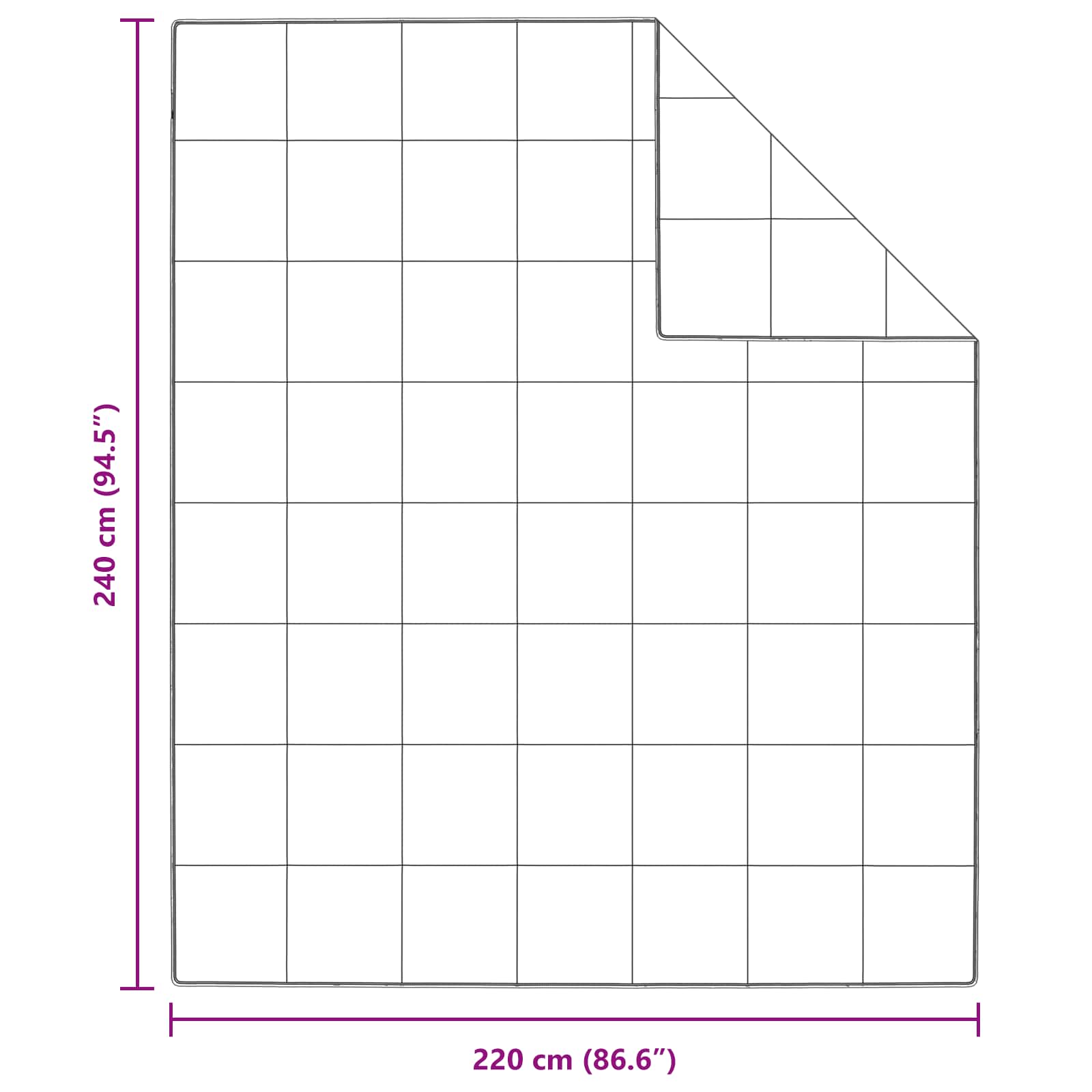 Komplet odej z blazino 3 pcs Bela Perje - slika 8
