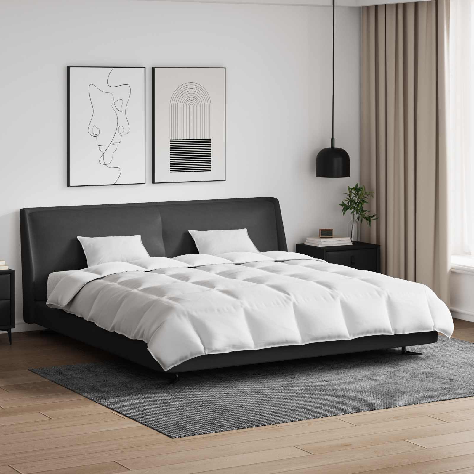 Komplet odej z blazino 3 pcs Bela Perje