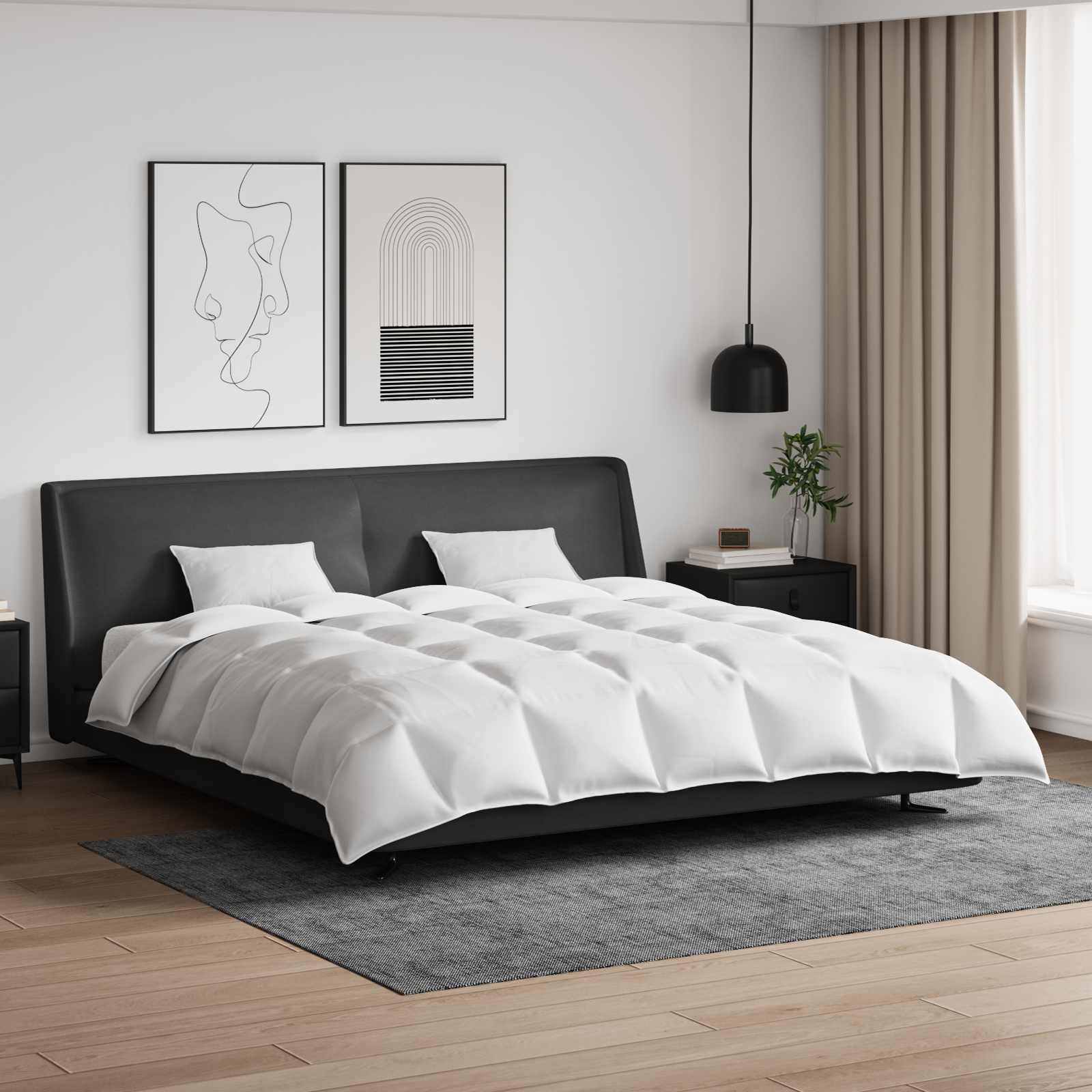 Komplet odej z blazino 3 pcs Bela Perje