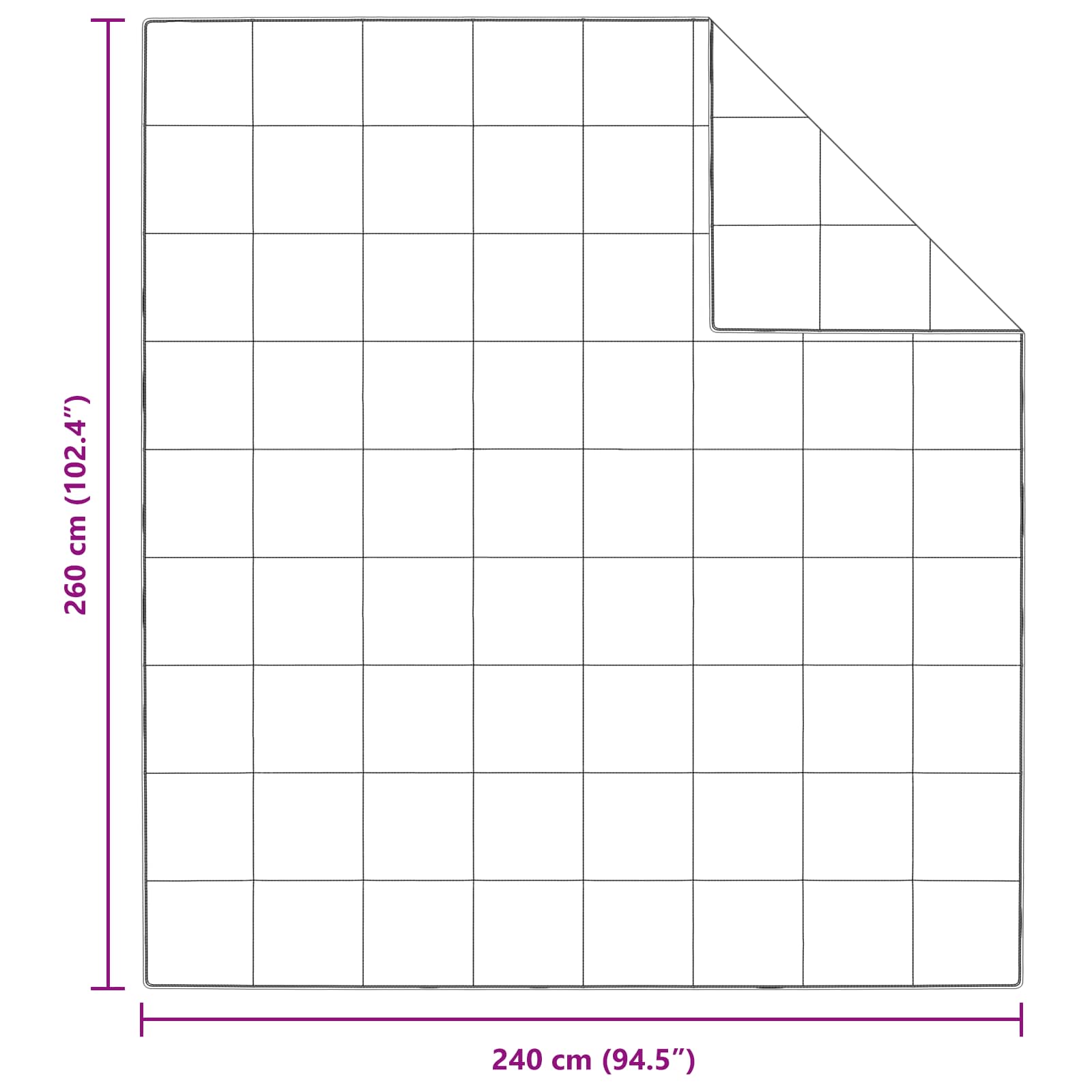 Komplet odej z blazino 3 pcs Bela Perje