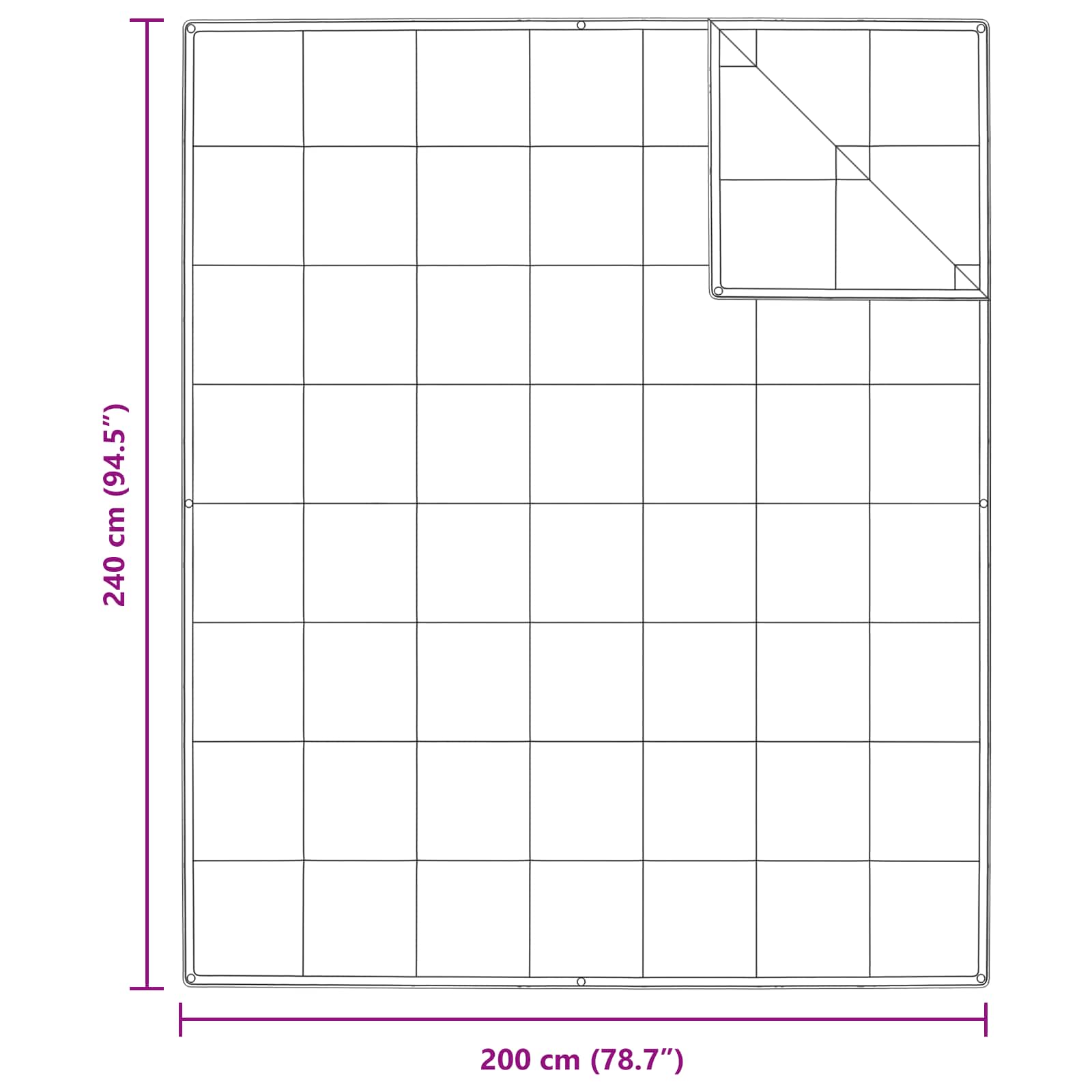 Dekbed Set met kussen 3 pcs Wit Donsveertjes image 8