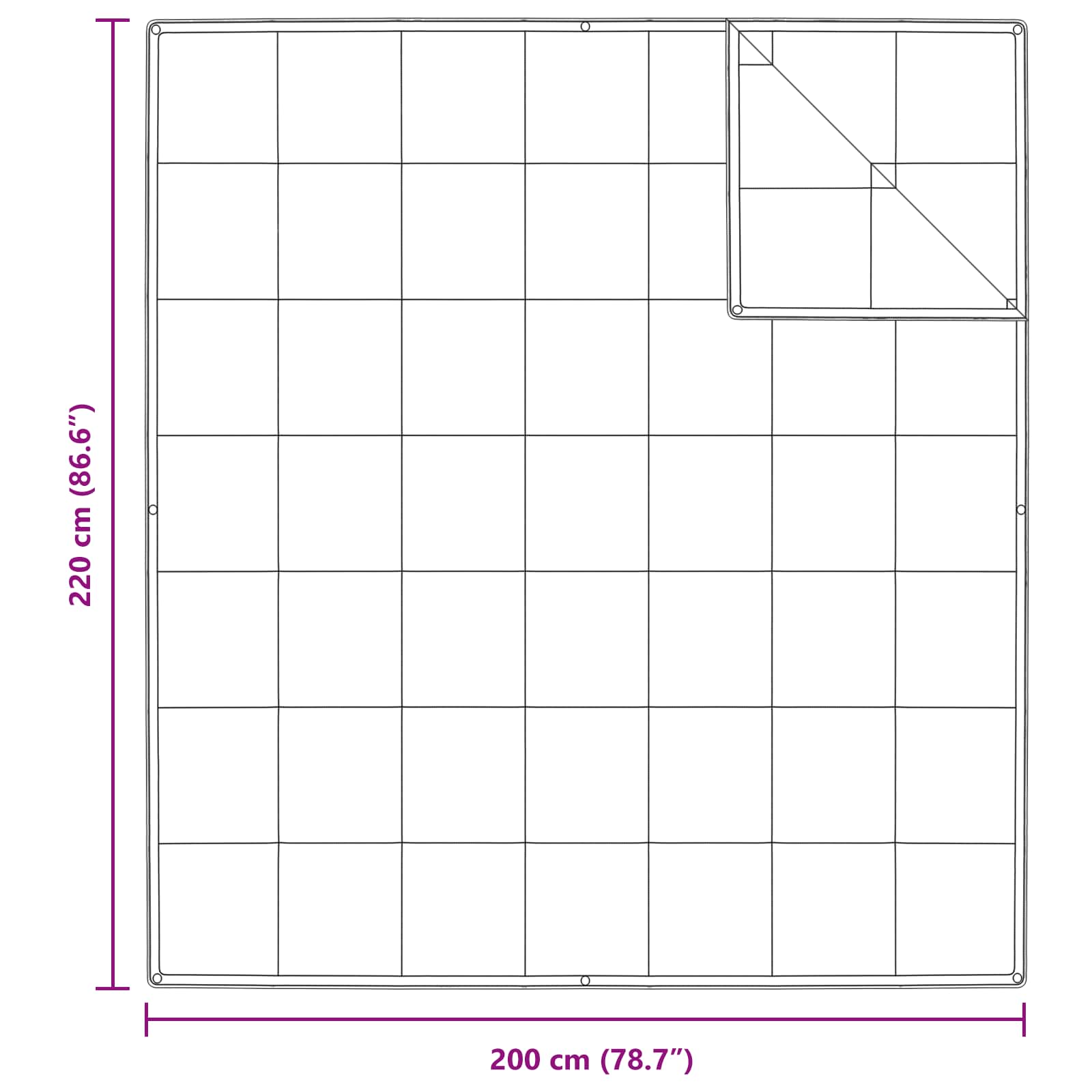 Dekbed Set met kussen 3 pcs Wit Donsveertjes image 8