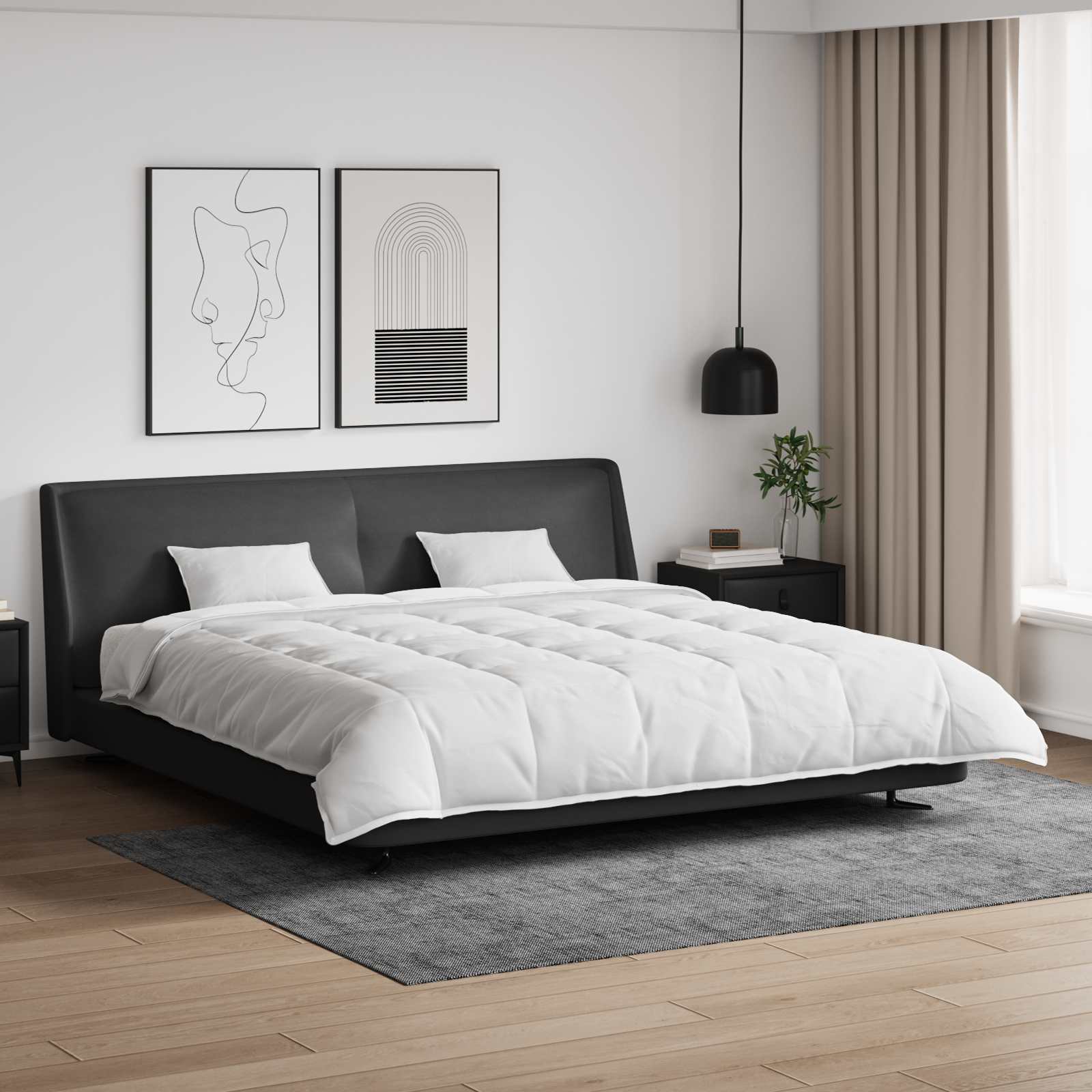 Komplet odej z blazino 3 pcs Bela Perje