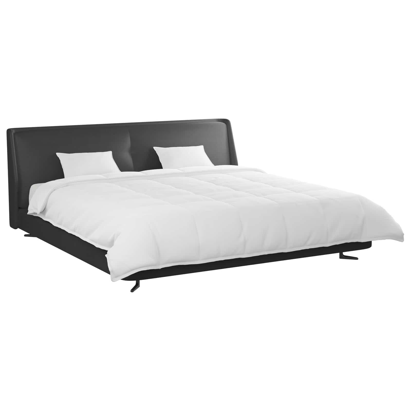 Thumbnail - vidaXL Bettdecken Set mit Kissen 3 pcs Weiß Daunenfeder