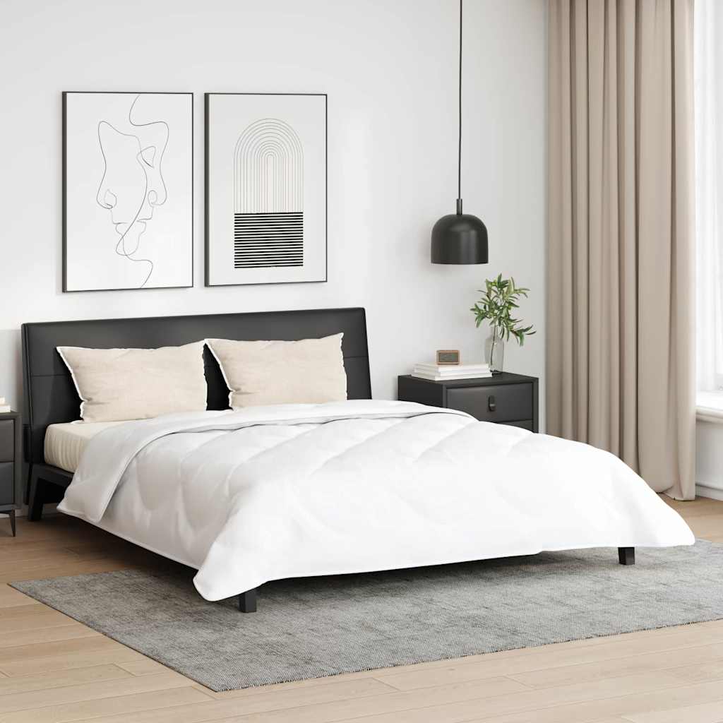 Dekbed met kussen 3 pcs Wit 240 x 200 cm Microfibre