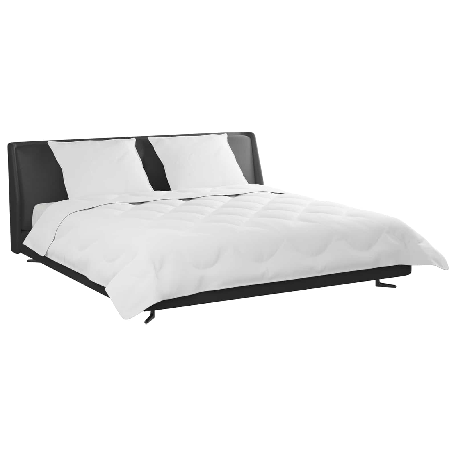 Thumbnail - vidaXL Bettdecke mit Kissen 3 pcs Weiß Mikrofaser