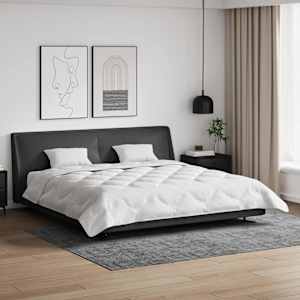 Odeja z blazino 3 pcs Bela Mikrofibra