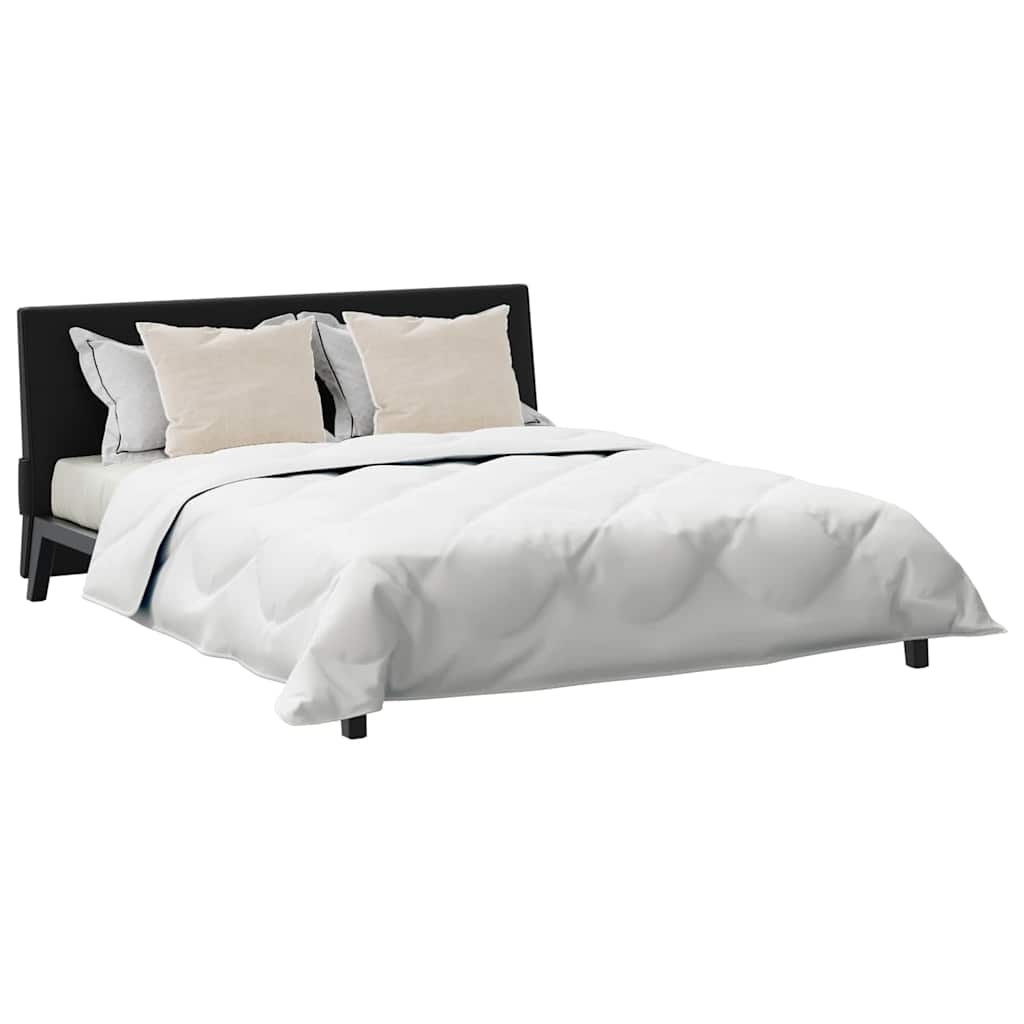 vidaXL Dekbed met Kussens Argyle 3 pcs Wit 240 x 200 cm Microfibre