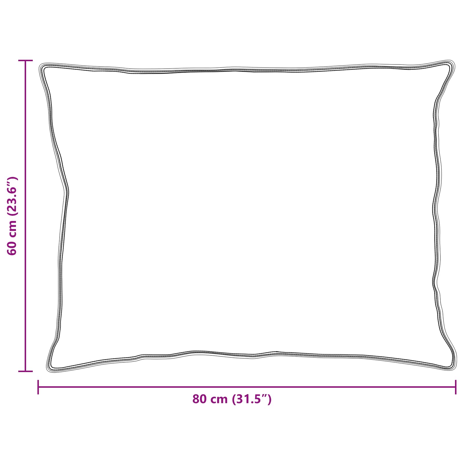 Odeja z blazino 3 pcs Bela Mikrofibra - slika 9