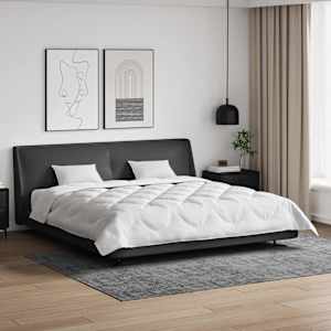 odeja za vse sezone z blazino 3 pcs Bela Mikrovlakna