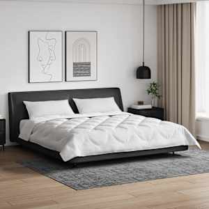 odeja za vse sezone z blazino 3 pcs Bela Mikrovlakna