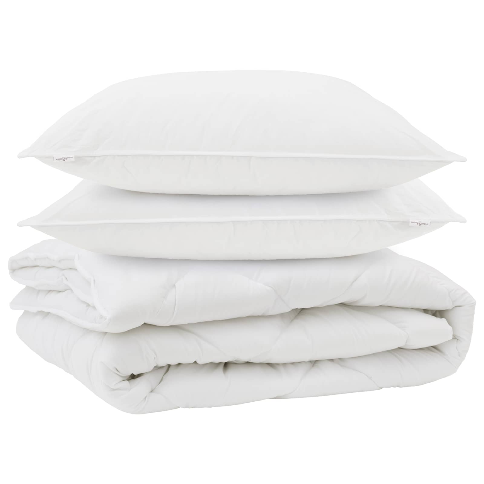 vidaXL All-season dekbed met kussen 3 st Wit Microvezel, foto 3