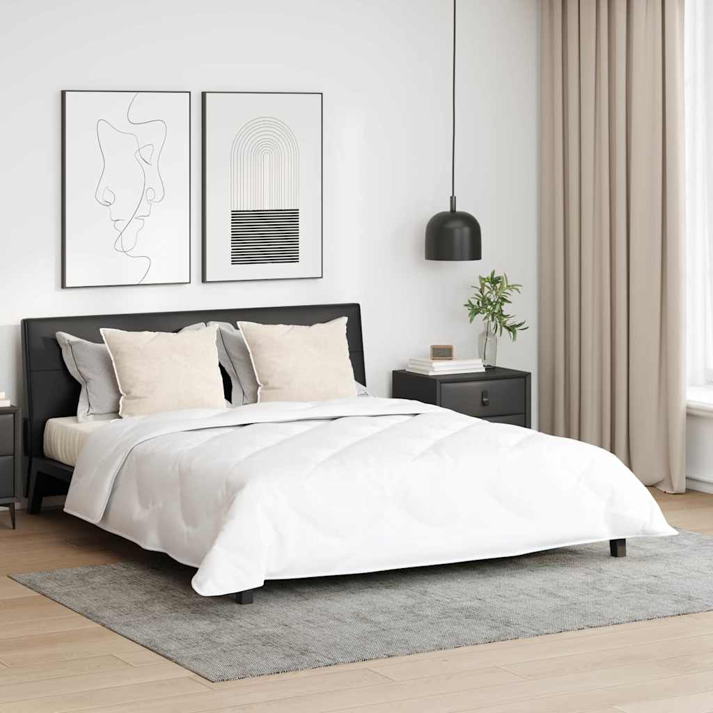 All-season dekbed met kussen 3 pcs Wit 240 x 260 cm Microfibre