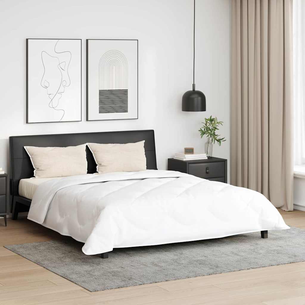 Dekbed met kussen 3 pcs Wit 200 x 200 cm Microfibre