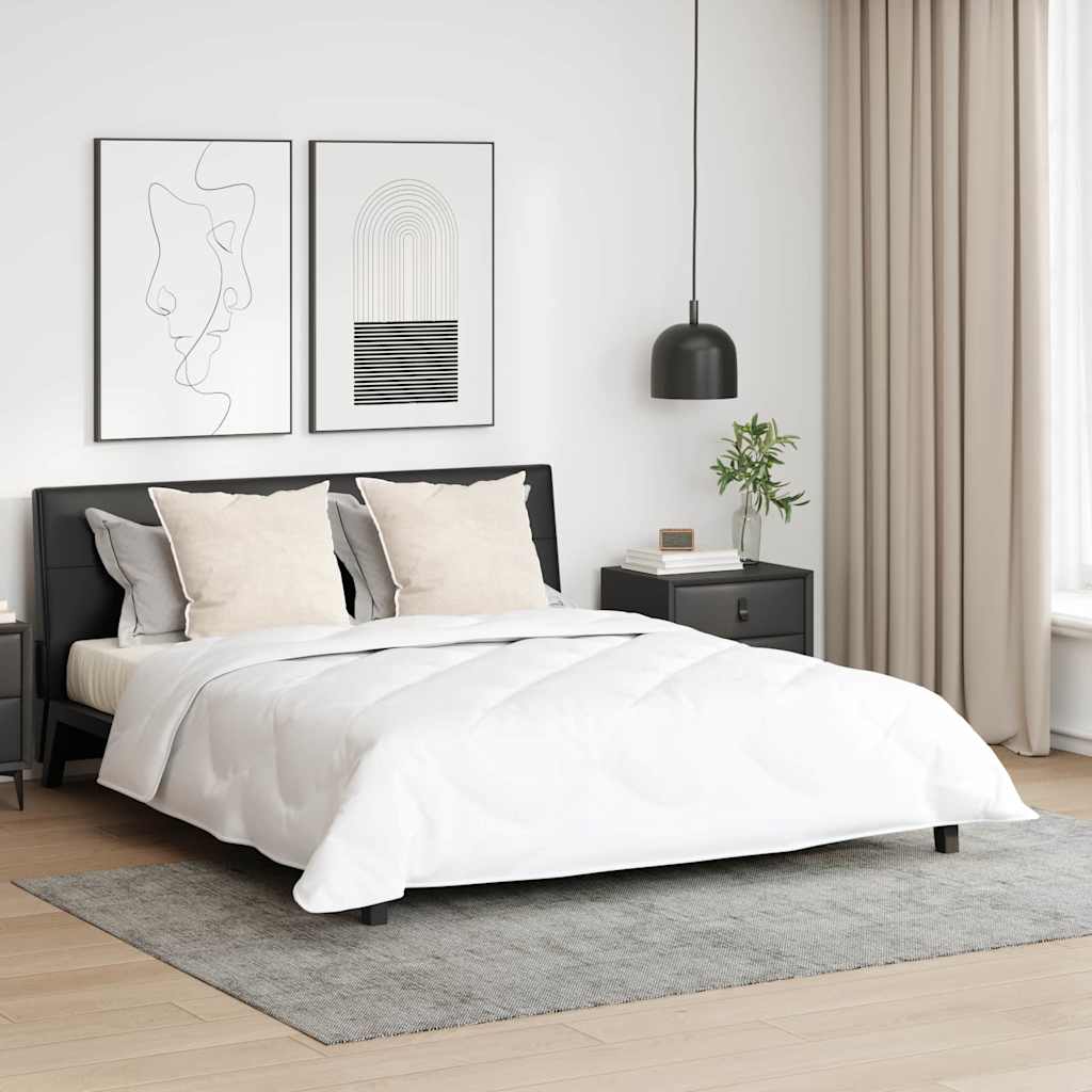 Dekbed met kussen 3 pcs Wit 200 x 220 cm Microfibre