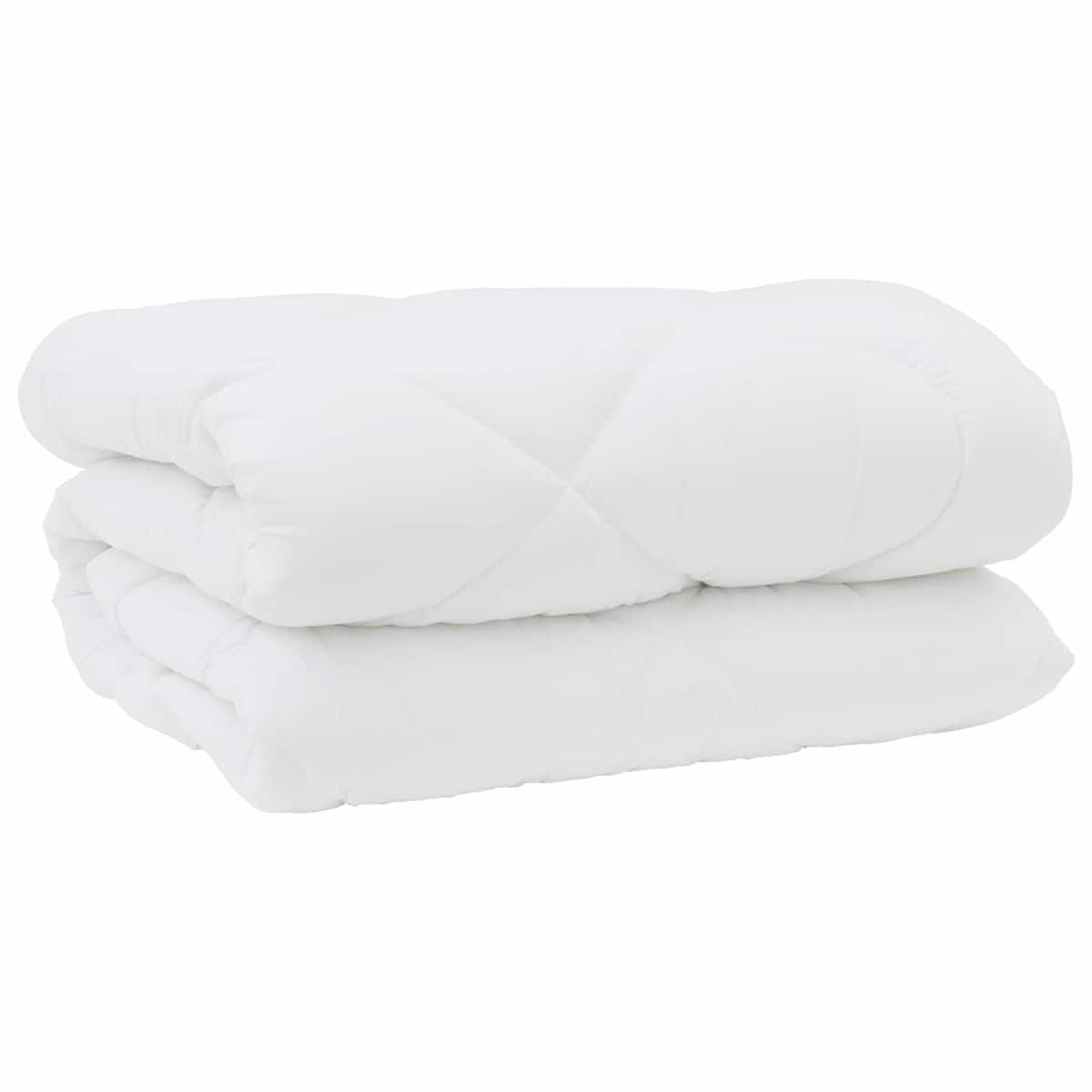 Vinter dyne med pude 3 stk. Hvid Microfiber - Billede 4