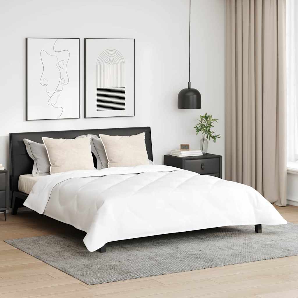 Winter Dekbed met kussen 3 pcs Wit 240 x 220 cm Microfibre