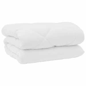 Zimní přikrývka s polštářem 3 pcs Bílá Mikrovlákno - obrázek 4