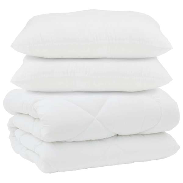 vidaXL Tek padjadega padjaga 3 tk Valge Mikrofiber ja allahindlused