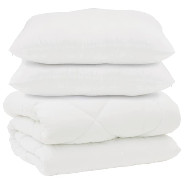 vidaXL Tek padjadega padjaga 3 tk Valge Mikrofiber ja allahindlused