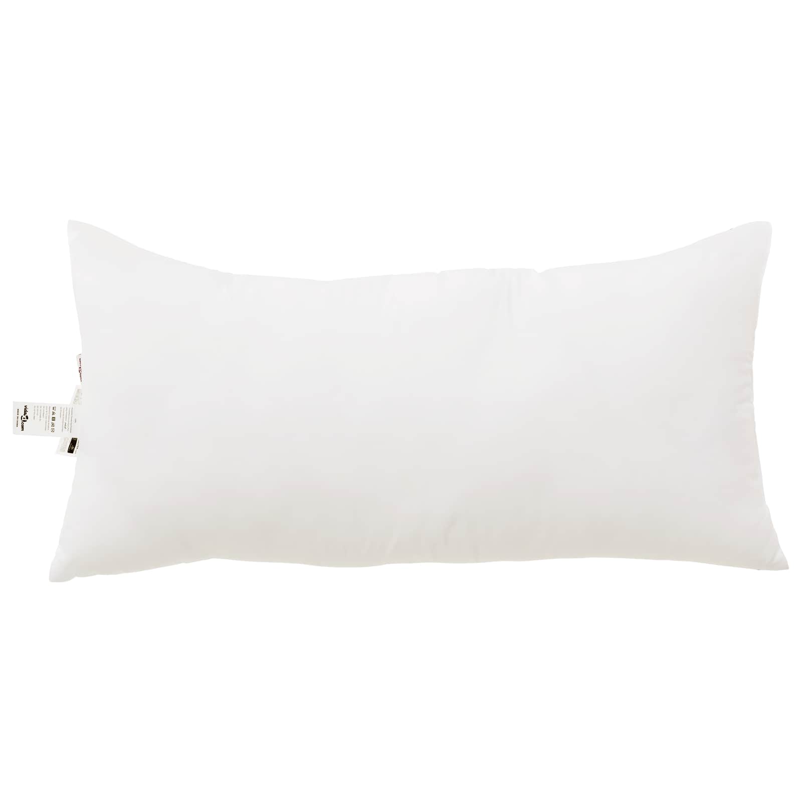 Pokrivač z blazinami z blazino 3 pcs Bela Mikrofibra in perje - slika 5