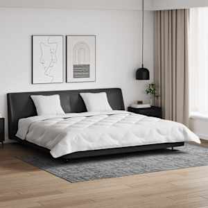 Duvet s polštáři s polštářem 3 pcs Bílá Mikrovlákno a peří - obrázek 1