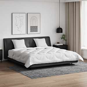 Komplet odej z blazino 3 pcs Bela Mikrofibra in perje