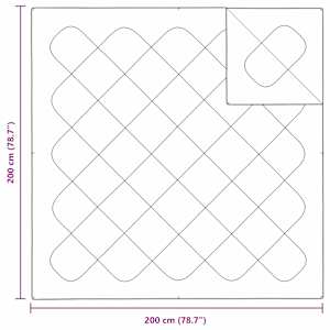 Duvet s polštáři s polštářem 3 pcs Bílá Mikrovlákno - obrázek 8