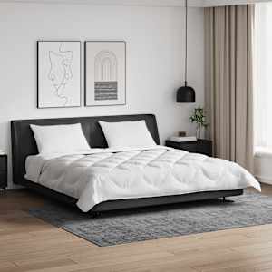 Pokrivač z blazinami z blazino 3 pcs Bela Mikrovlakna