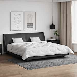 Pokrivač z blazinami z blazino 3 pcs Bela Mikrovlakna