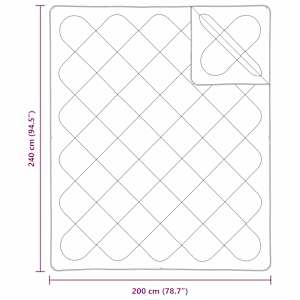 Duvet s polštáři s polštářem 3 pcs Bílá Mikrovlákno - obrázek 8