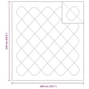 Duvet s polštáři s polštářem 3 pcs Bílá Mikrovlákno - obrázek 8