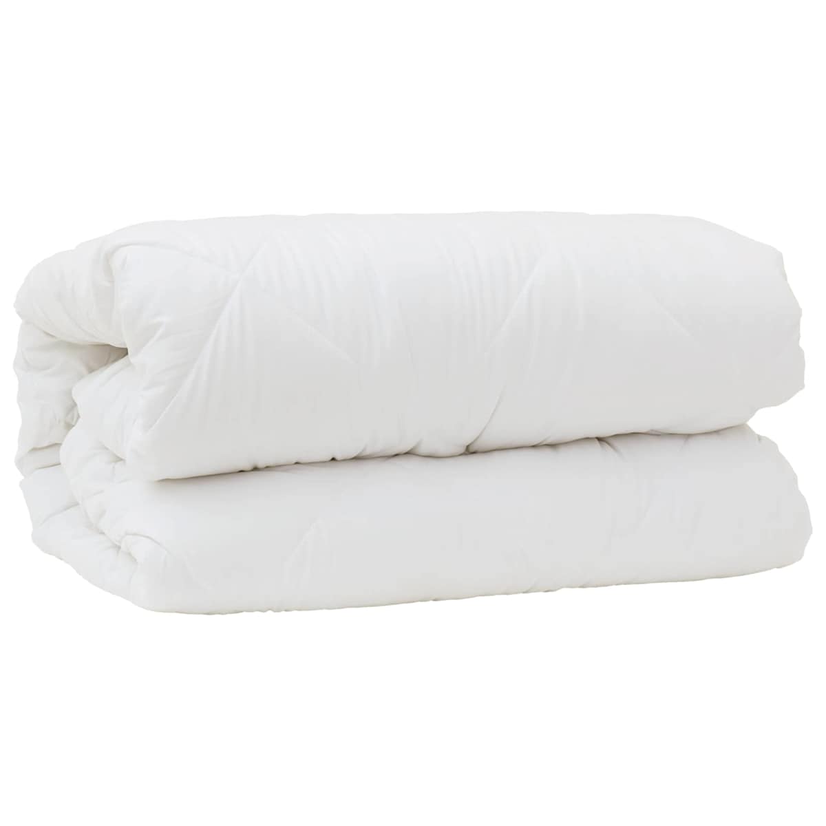 Dyne med pude 3 stk. Hvid Mikrofiber - Billede 4