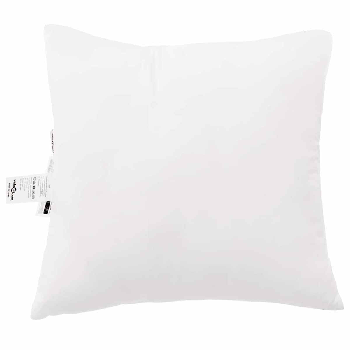 Dyne med pude 3 stk. Hvid Mikrofiber - Billede 5