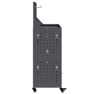 Nástrojový vozík s policí s kolem Antracit 65 x 35 x 111 cm - obrázek 6
