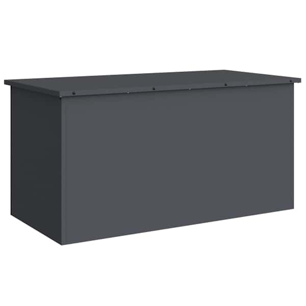 vidaXL Aia hoiukast padjade jaoks Tsingitud teras 100 x 50,5 x 50 cm