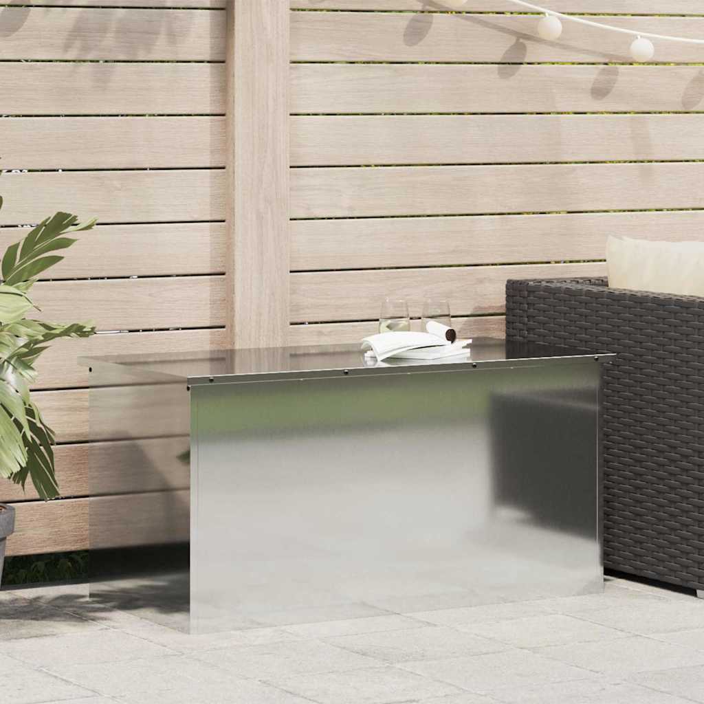Buitenopslagdoos Zilver 100 x 50.5 x 50 cm Gegalvaniseerd staal