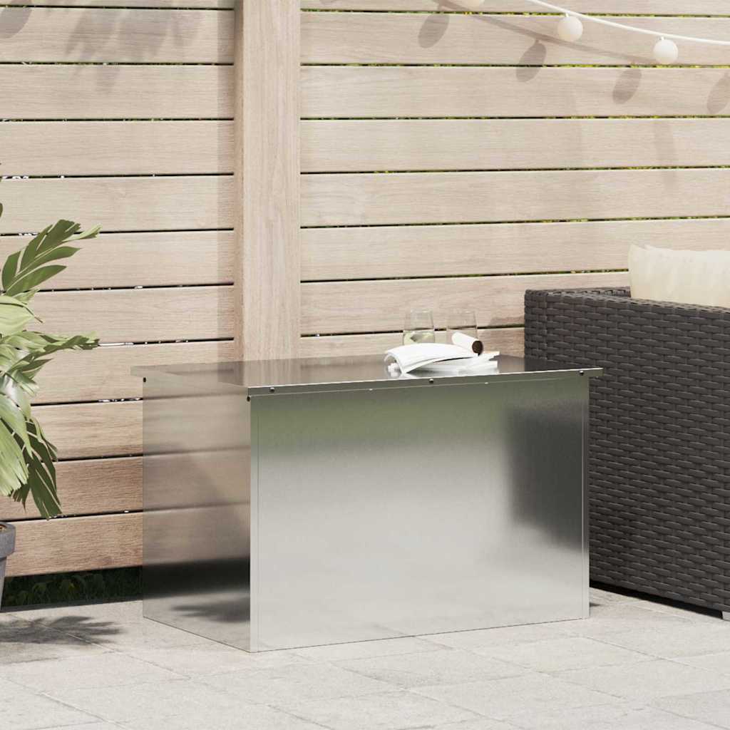 Buitenopslagdoos Zilver 80 x 50.5 x 50 cm Gegalvaniseerd staal