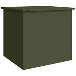 vidaXL Aia hoiukast padjade jaoks Tsingitud teras 55 x 50,5 x 50 cm