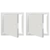 vidaXL Juurdep&auml;&auml;s paneel 2 tk Valge 23 x 23 x 3 cm Teras